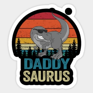 Daddysaurs T-Rex Daddy Saurus Matching Dinosaur Sticker